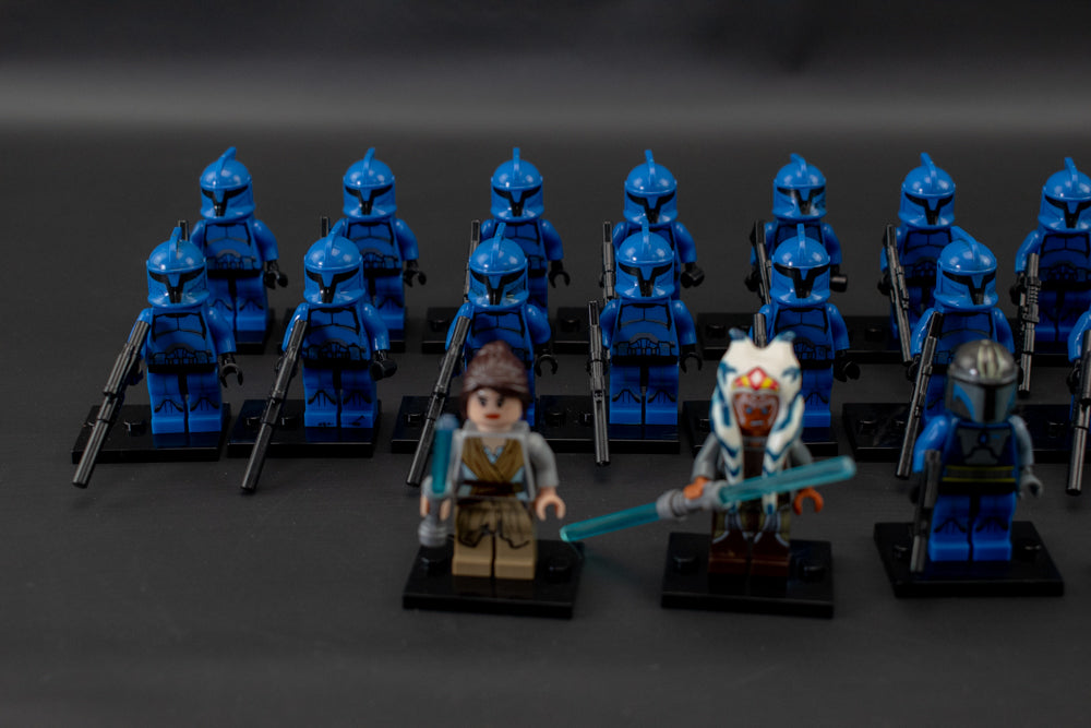 Star Wars Mini Figure Lot 22PC Compatible with Legos Blue