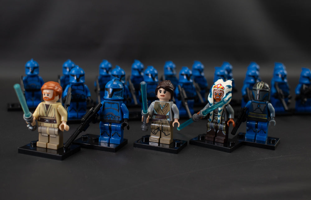 Star Wars Mini Figure Lot 22PC Compatible with Legos Blue