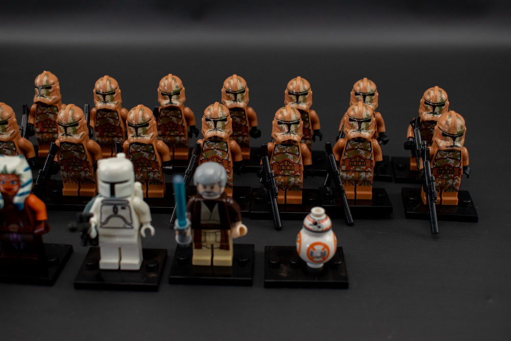 Star Wars Mini Figure 23Pc Lot Compatible with Legos Brown
