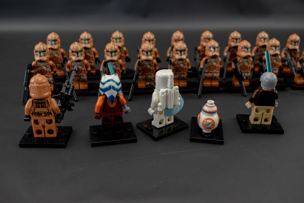 Star Wars Mini Figure 23Pc Lot Compatible with Legos Brown