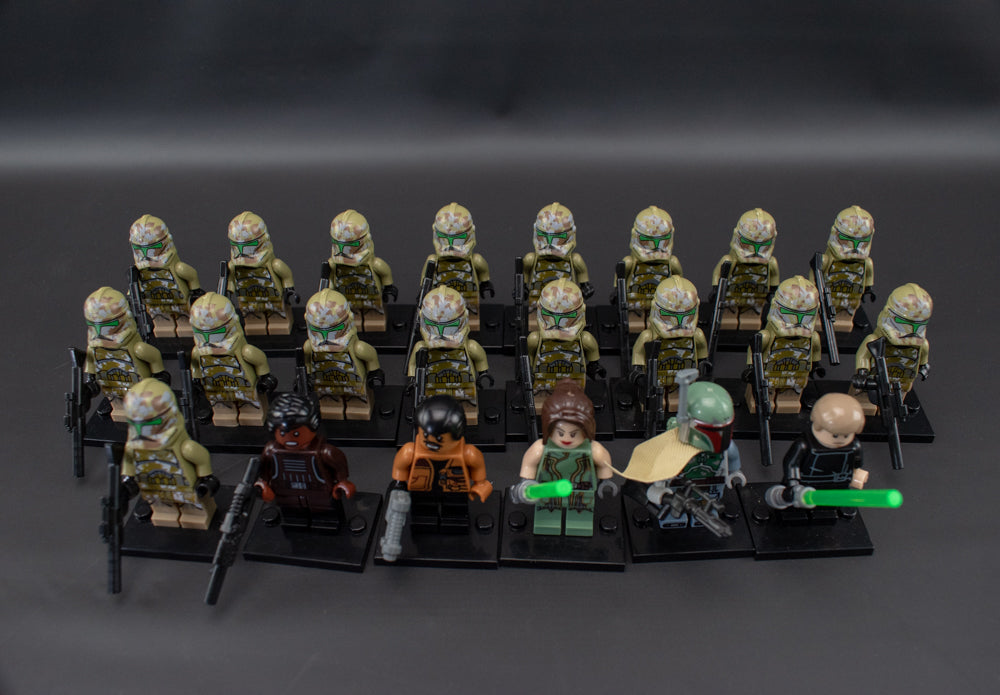 Star Wars Mini Figure 22pc Lot Compatible with Legos Green