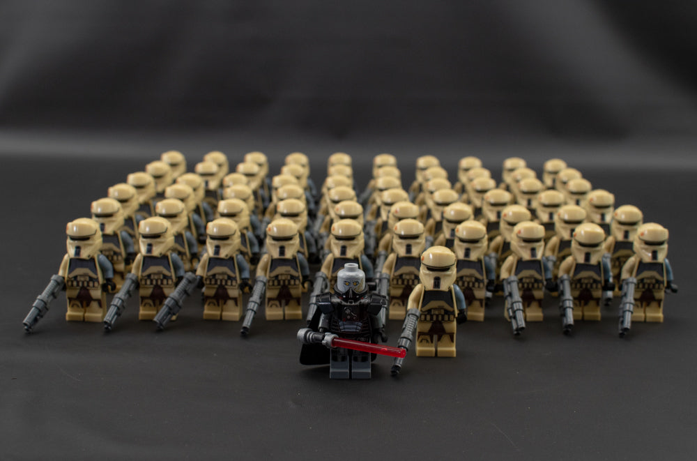 Star Wars Mini Figure 62Pc Lot Compatible with Lego Beach Sand Troopers