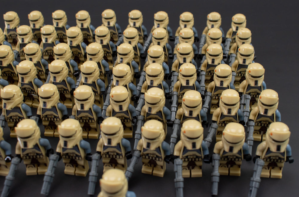 Star Wars Mini Figure 62Pc Lot Compatible with Lego Beach Sand Troopers