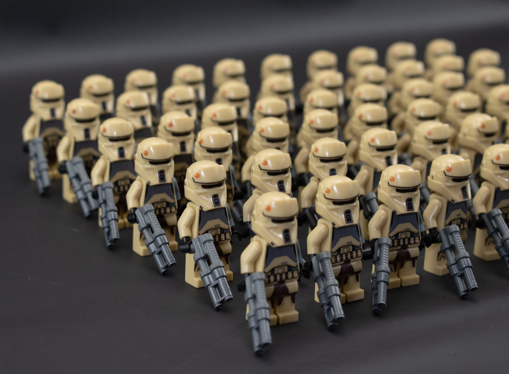 Star Wars Mini Figure 62Pc Lot Compatible with Lego Beach Sand Troopers
