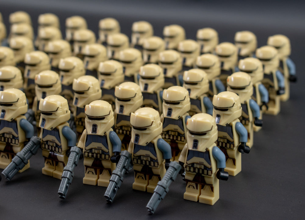 Star Wars Mini Figure 62Pc Lot Compatible with Lego Beach Sand Troopers