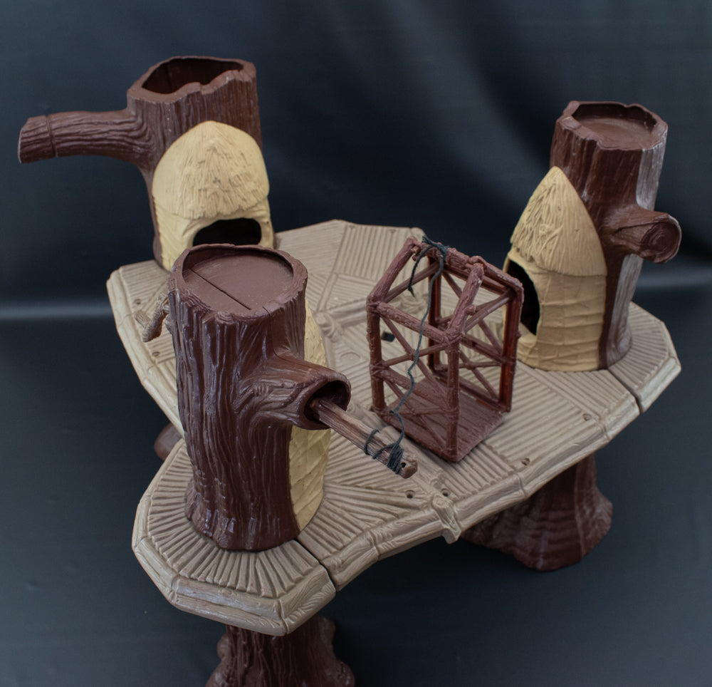 Star Wars Endor Ewok Village ROTJ 1983 Kenner Vintage Playset
