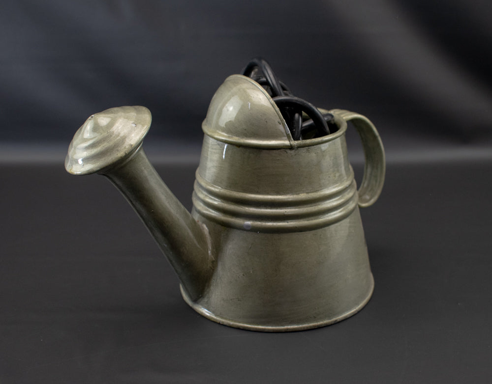 Gardening Water Can Metal Pot with Water Pump Used (Pump Untested)