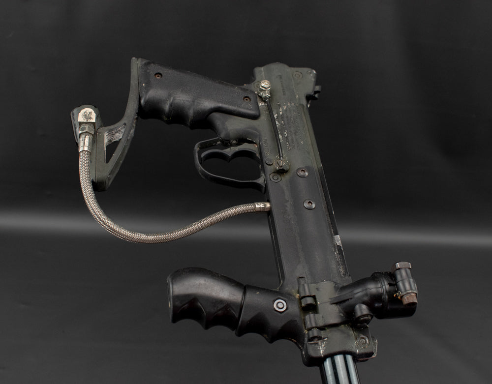 Tippmann Custom Pro Auto Trigger 3 Barrels Hopper Used Tippman Upgraded