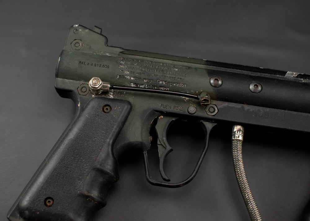 Tippmann Custom Pro Auto Trigger 3 Barrels Hopper Used Tippman Upgraded