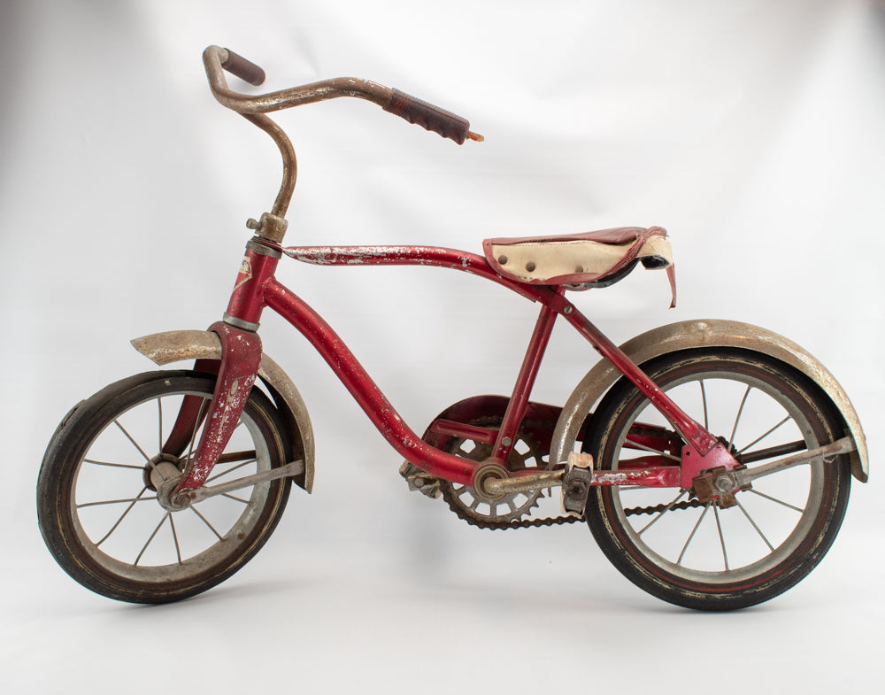Vintage AMF Junior Direct Drive Red Bike Kids Antique Bicycle