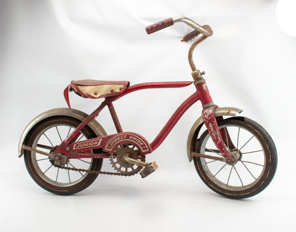Vintage AMF Junior Direct Drive Red Bike Kids Antique Bicycle