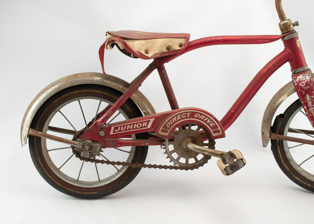 Vintage AMF Junior Direct Drive Red Bike Kids Antique Bicycle