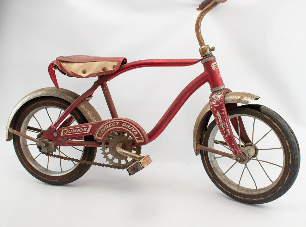Vintage AMF Junior Direct Drive Red Bike Kids Antique Bicycle