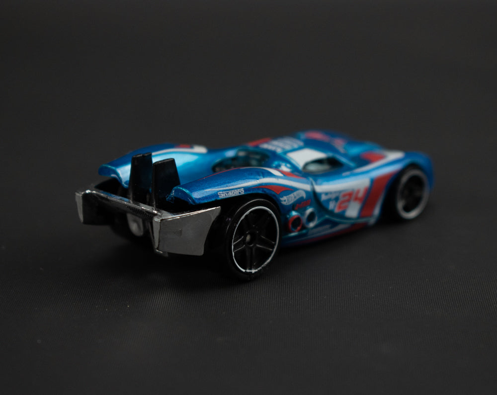 Hot Wheels Blue Die Cast 2007 Mattel 1186 Prototype H 24 Blue Used