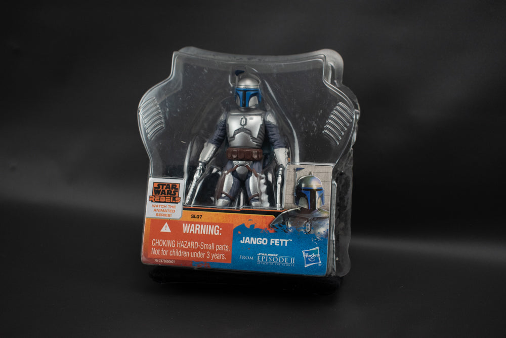 Jango Fett Episode Two Star Wars Rebels SLO7 Disney Hasbro Open Package 2014