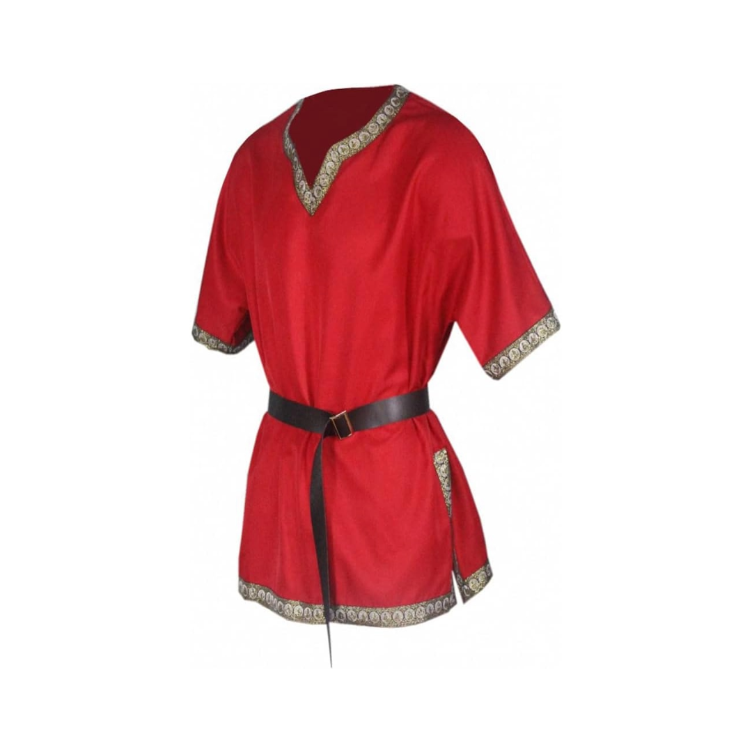 Medieval Renaissance Larping Cosplay Dress Up Clothing Wear Red