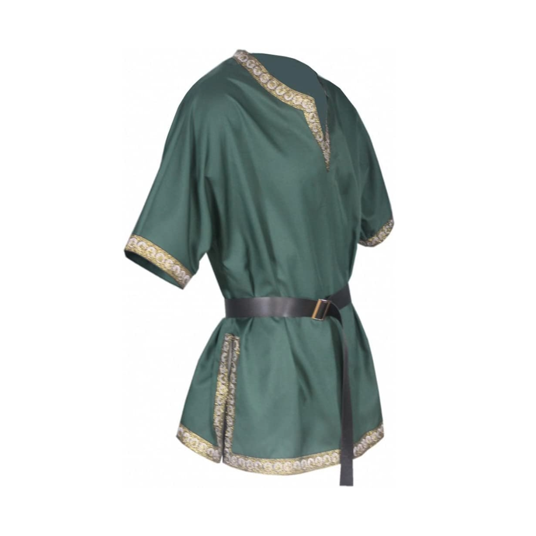Medieval Renaissance Larping Cosplay Dress Up Clothing Wear Green