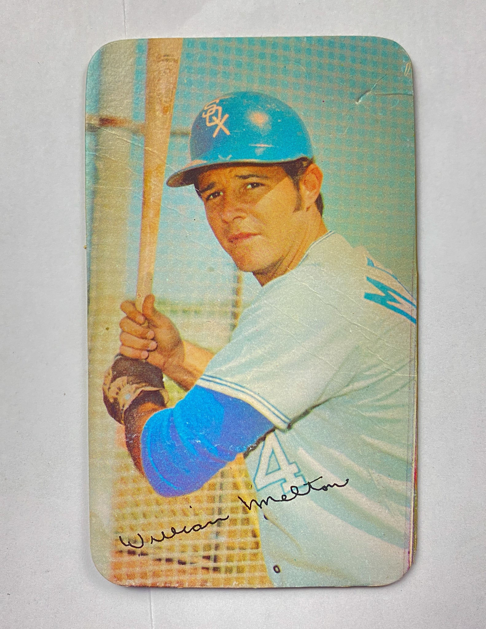 1971 Topps Super Bill Melton Chicago White Sox Baseball Card