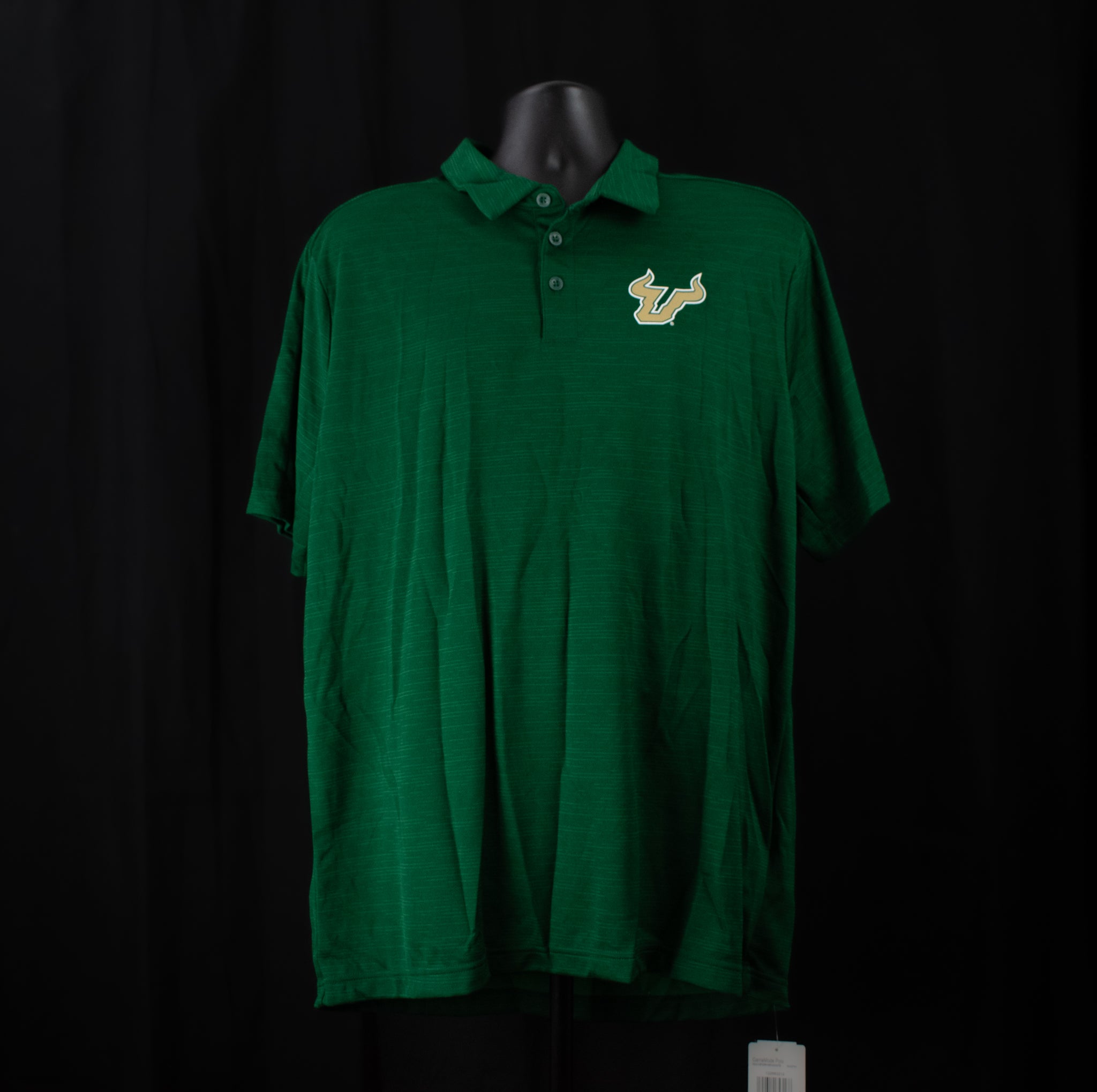 Adidas NCAA Polo Shirt Green XL South Florida Bulls EC2781Game Mode Adult Mens
