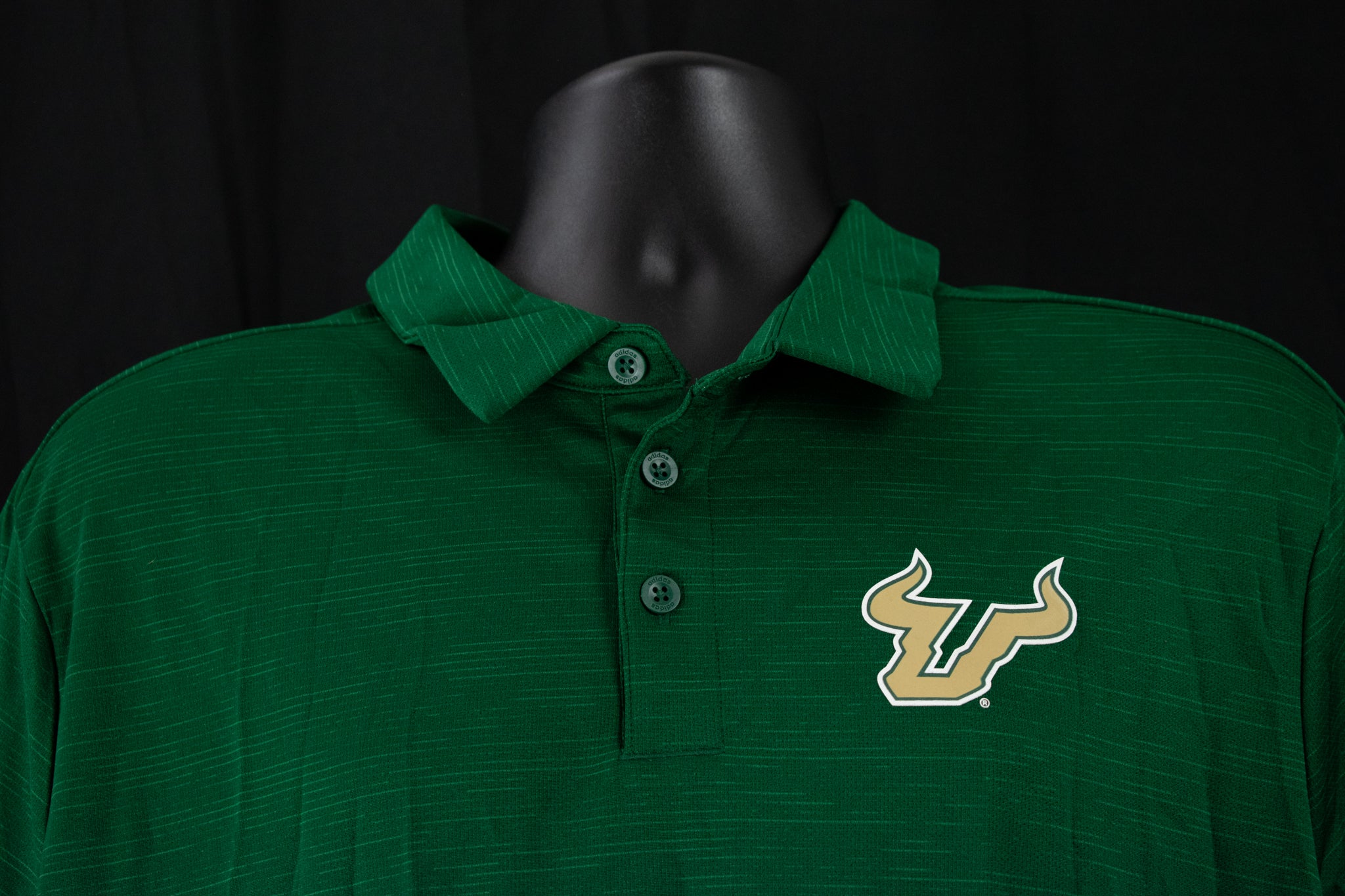 Adidas NCAA Polo Shirt Green XL South Florida Bulls EC2781Game Mode Adult Mens