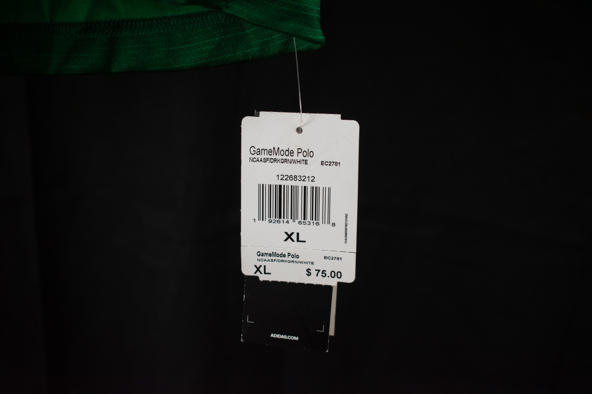 Adidas NCAA Polo Shirt Green XL South Florida Bulls EC2781Game Mode Adult Mens