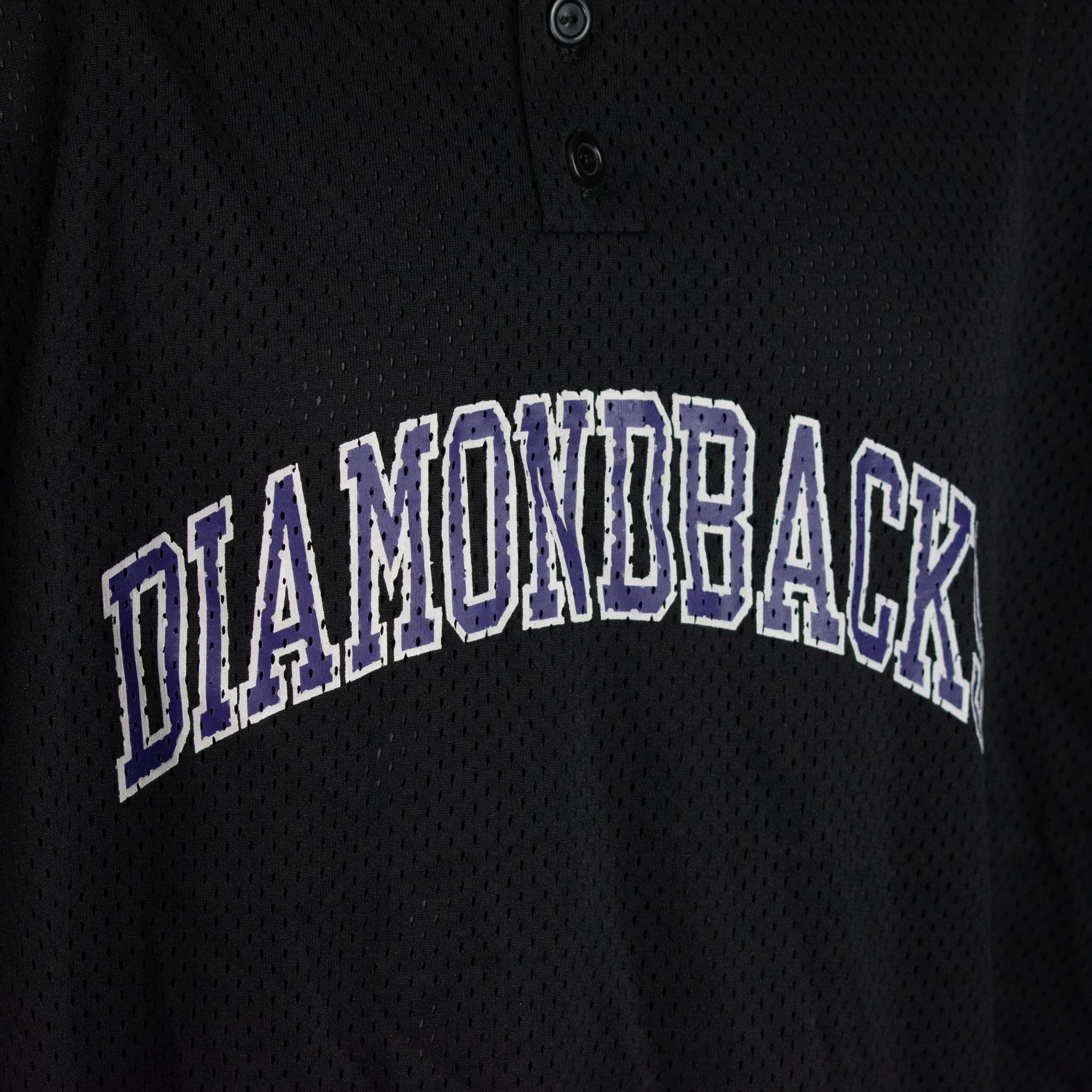 Arizona Diamondbacks Majestic Authentic Apparel XXL Button Up Jersey Shirt Black 3