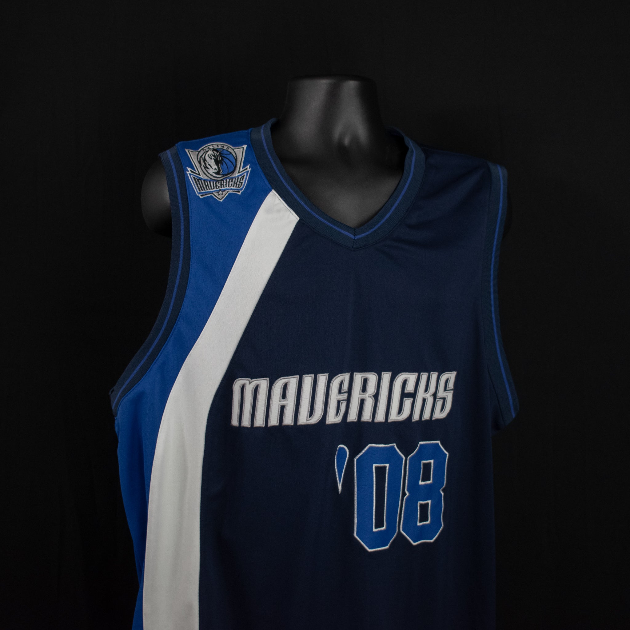 Dallas Mavericks #08 NBA Jersey Authentic XL Men G3 Sports USED Blue Pullover