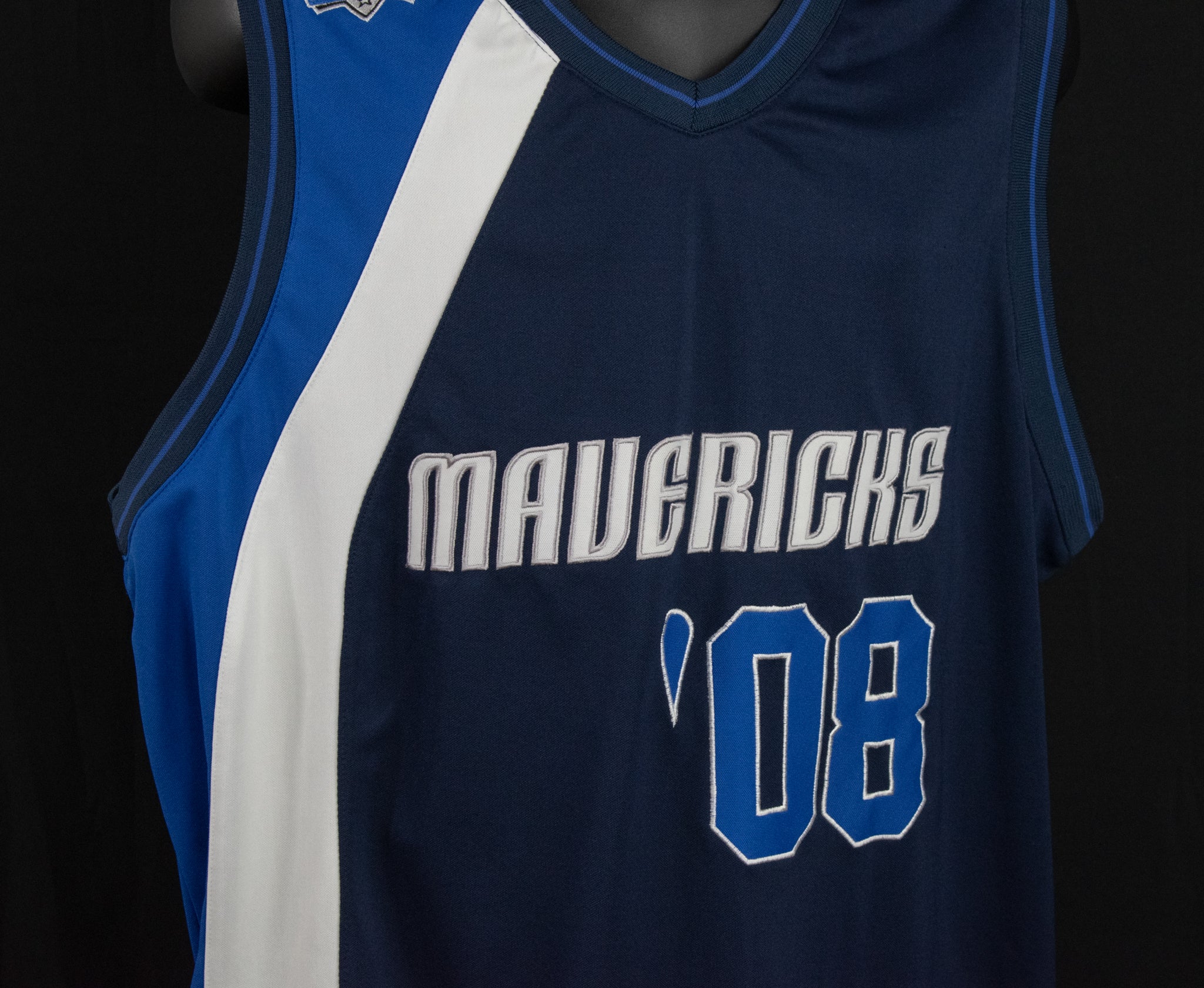 Dallas Mavericks #08 NBA Jersey Authentic XL Men G3 Sports USED Blue Pullover
