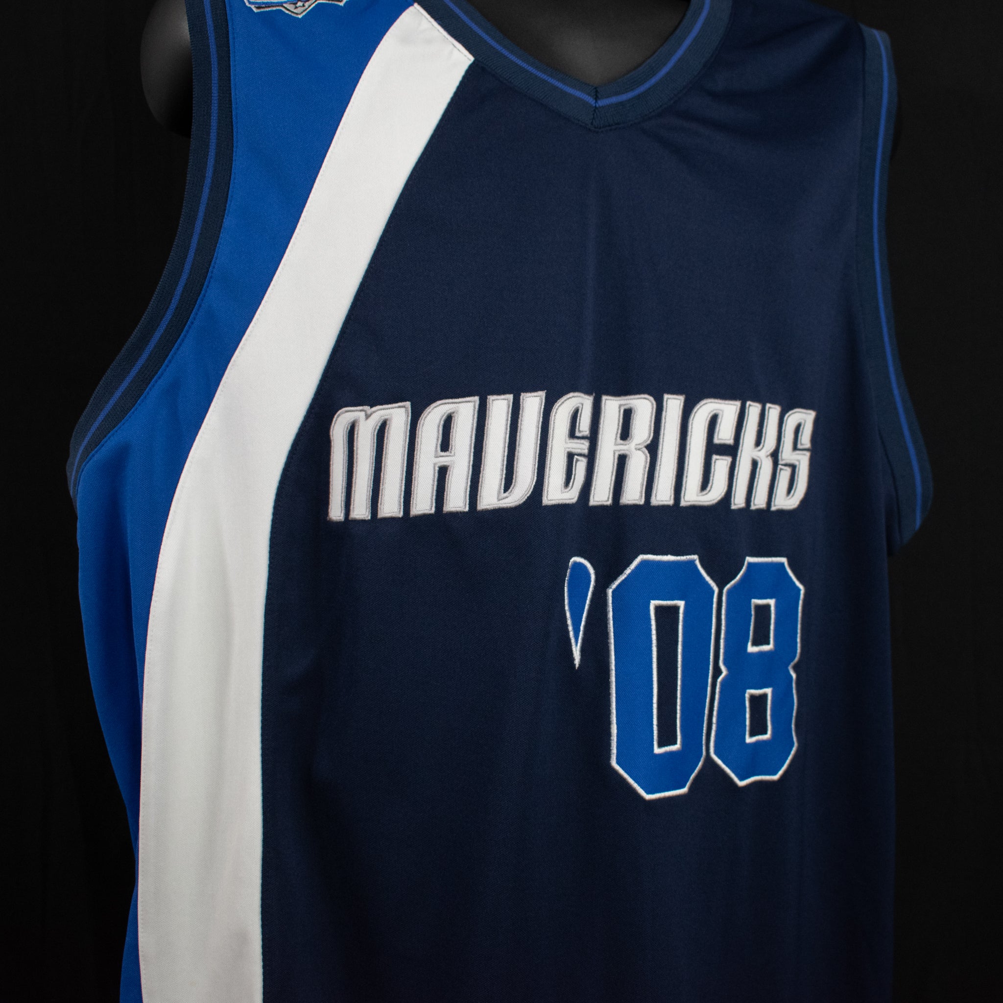 Dallas Mavericks #08 NBA Jersey Authentic XL Men G3 Sports USED Blue Pullover