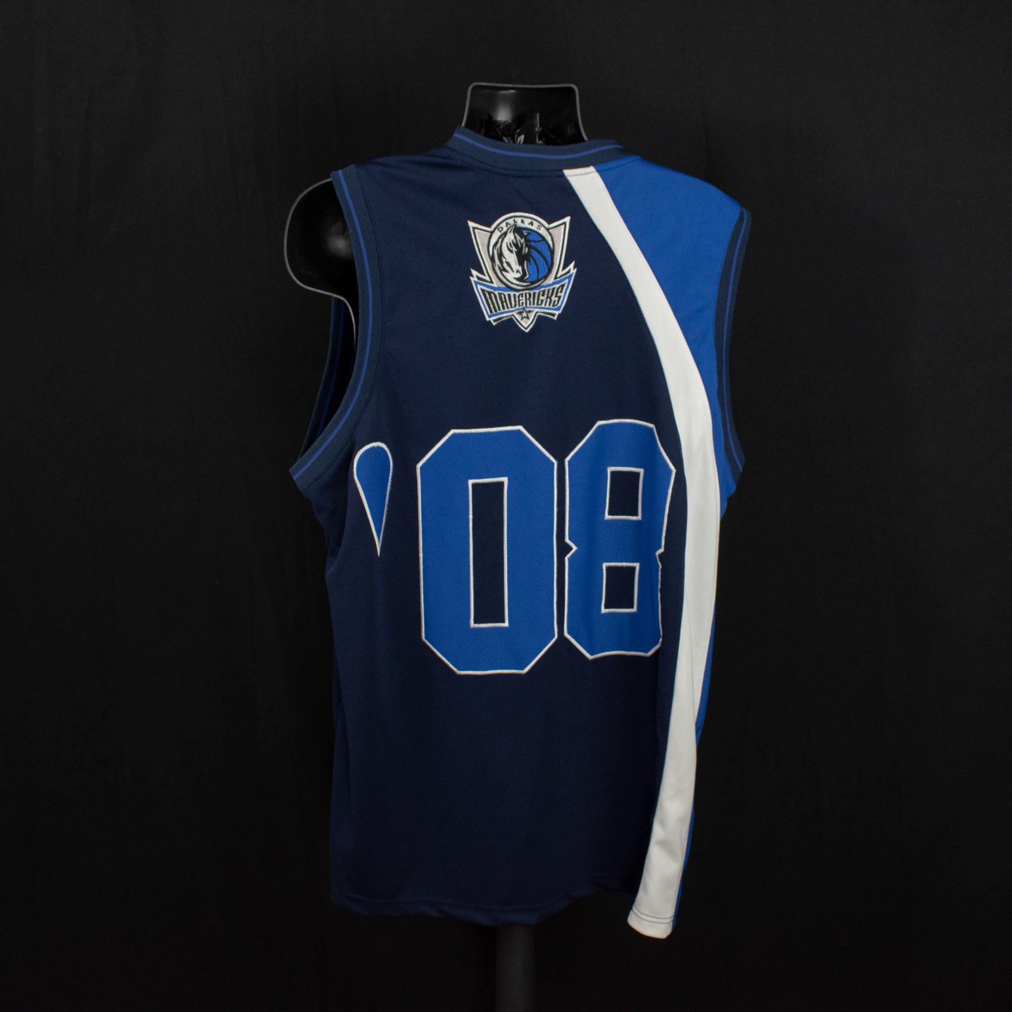 Dallas Mavericks #08 NBA Jersey Authentic XL Men G3 Sports USED Blue Pullover