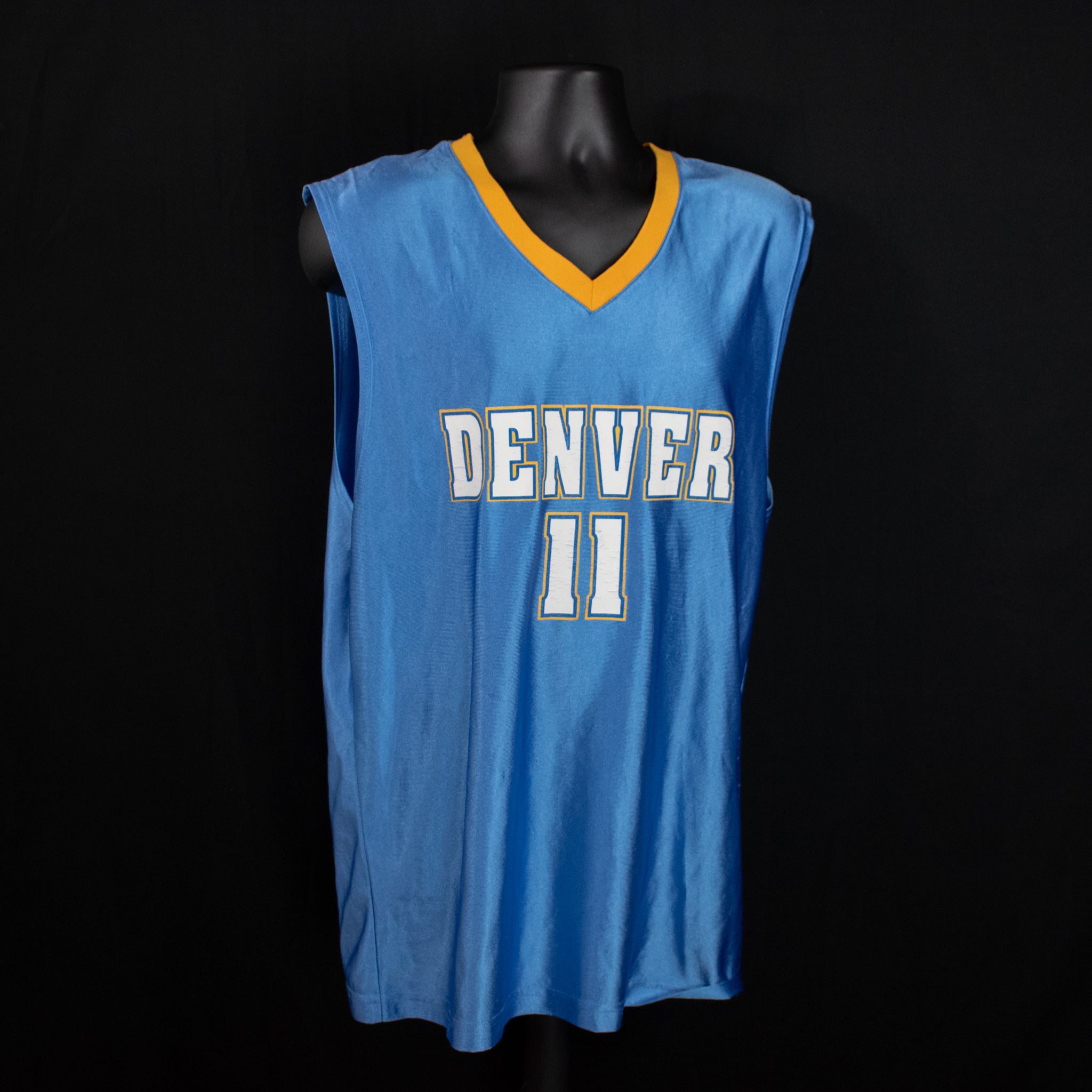 Denver Nuggets NBA Jersey 11 Earl Boykins Basketball Blue Jersey Large