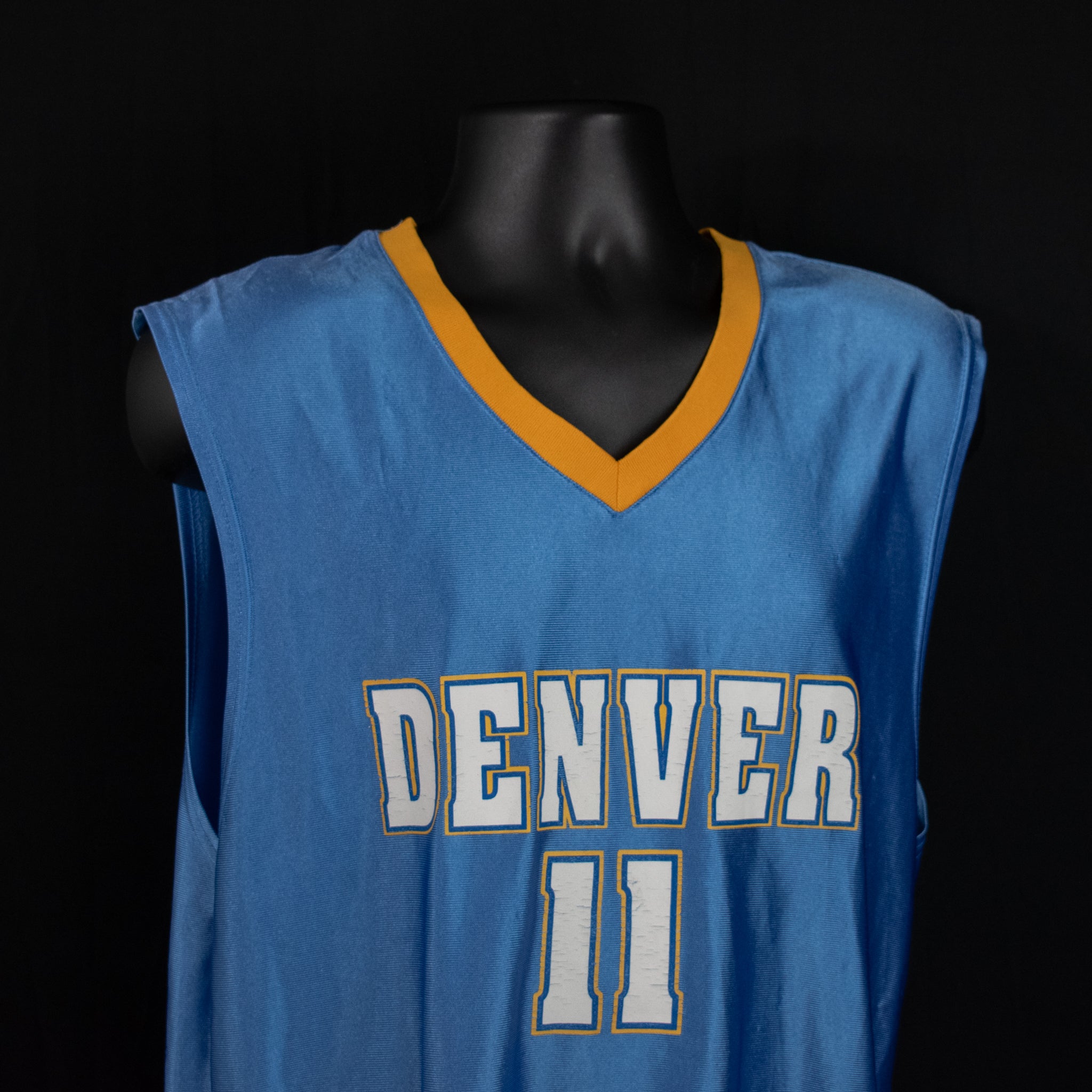 Denver Nuggets NBA Jersey 11 Earl Boykins Basketball Blue Jersey Large
