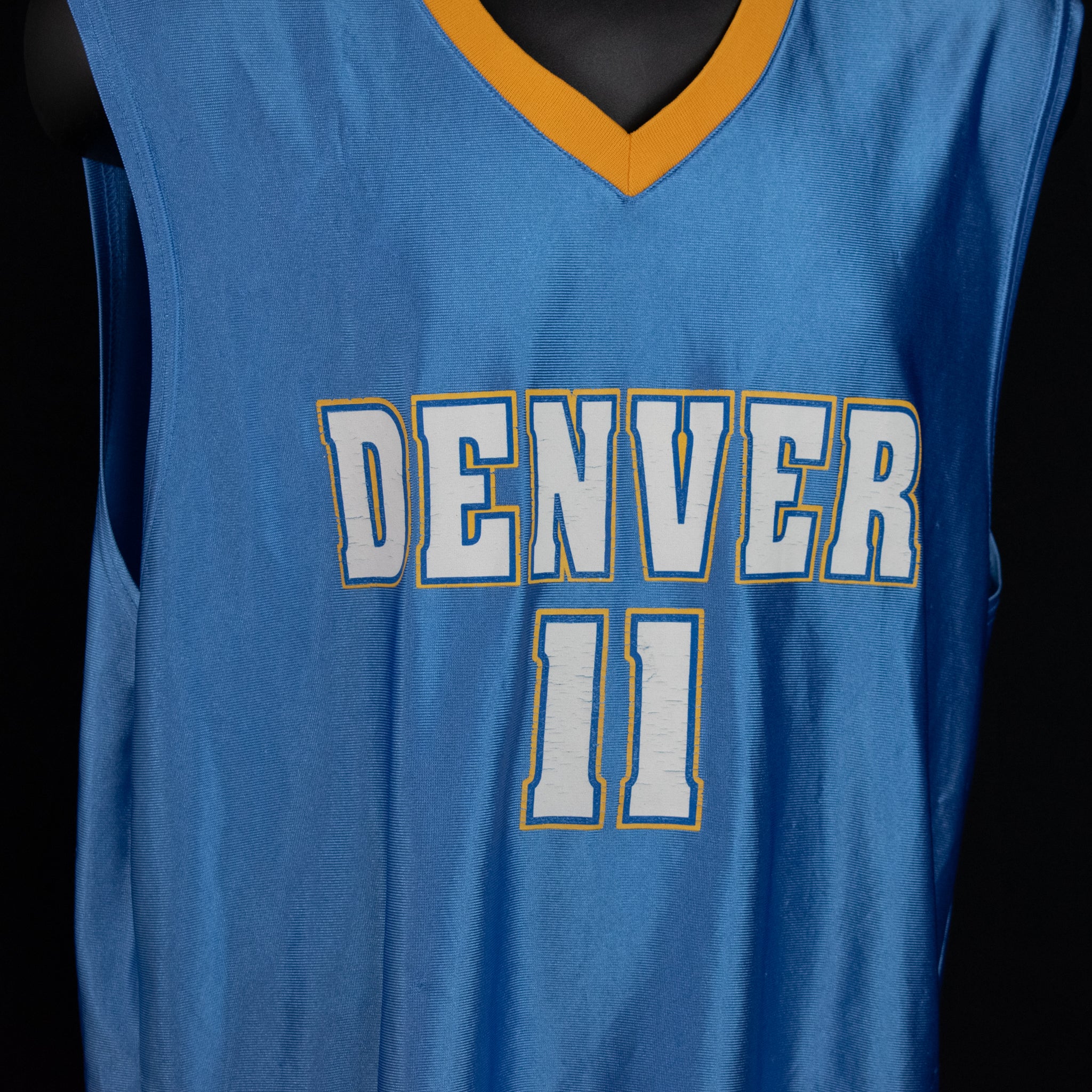 Denver Nuggets NBA Jersey 11 Earl Boykins Basketball Blue Jersey Large