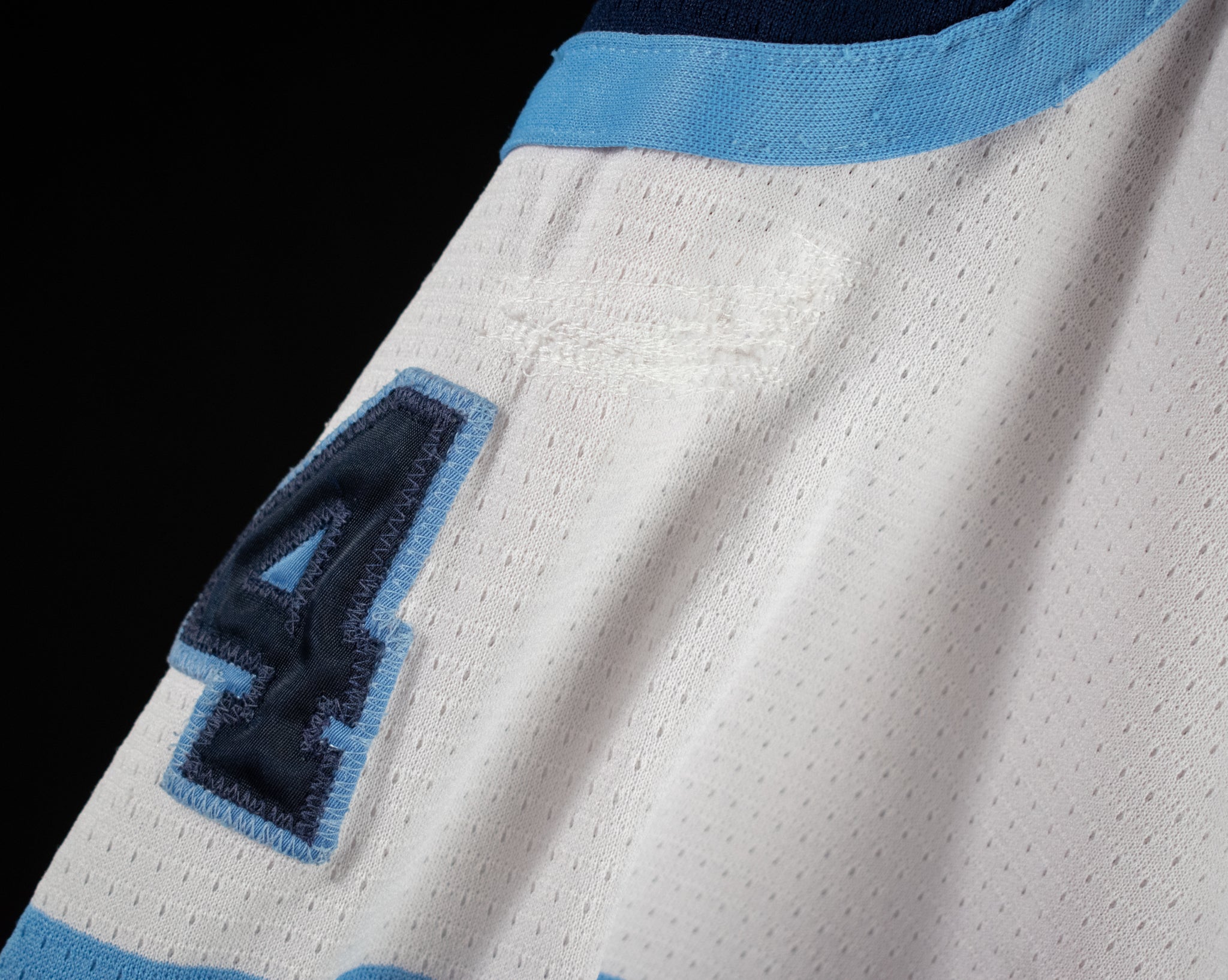 Flyers Hockey Jersey White Blue Medium HW Bauer Used Vintage Hockey Jersey
