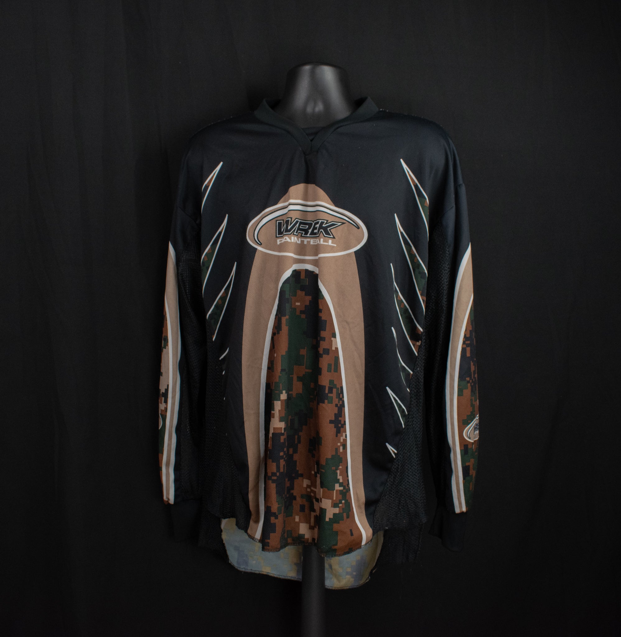 Wrek Paintball Camo Mens Adult Paintball Jersey Used X-Large