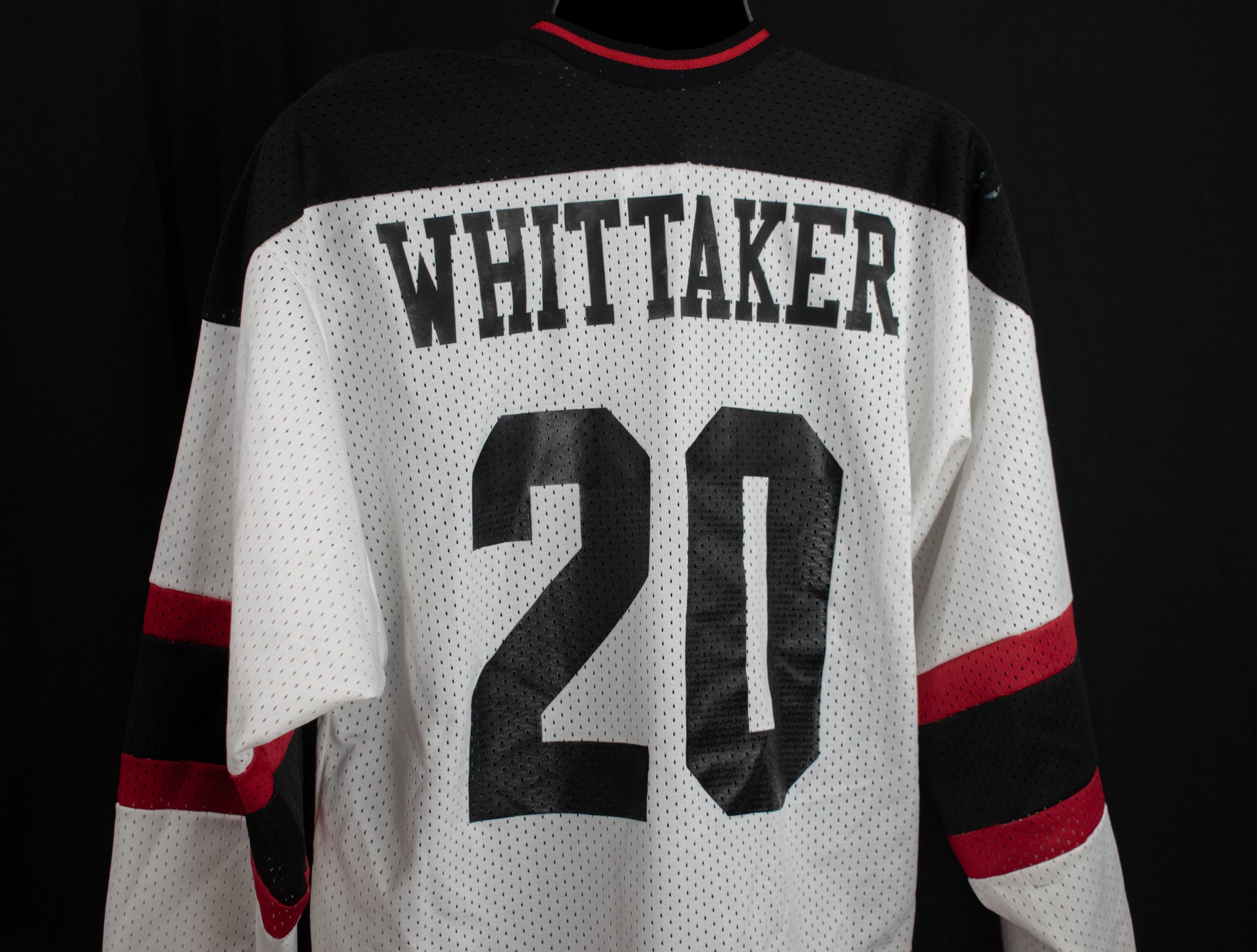 Athletic Hockey Jersey Medium Tri-County Saints Whittaker 20 White Black Red Youth Hockey