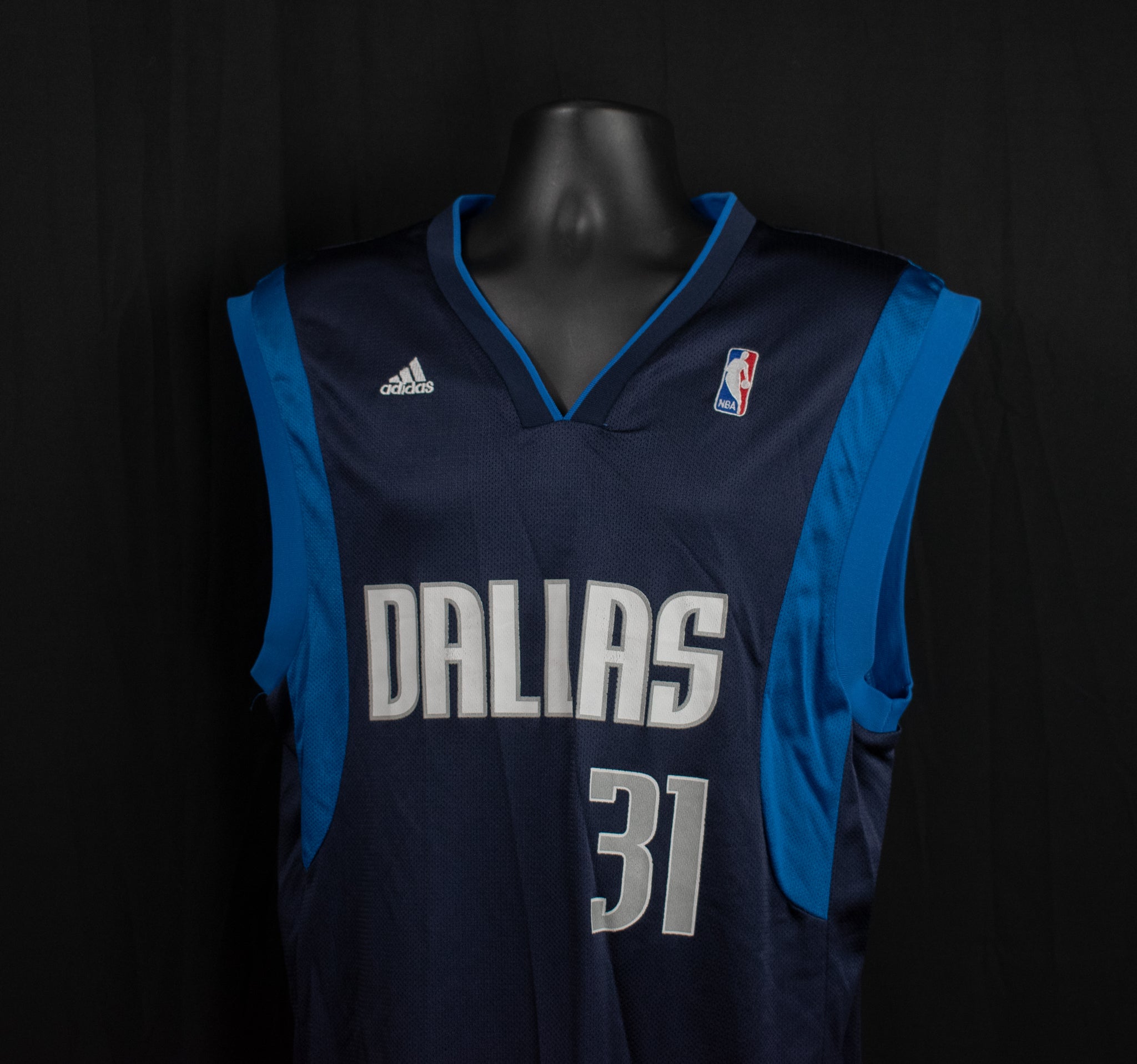 Dallas Mavericks NBA Jersey Medium Adidas Jason Terry 31 Authentic Adult Jersey Blue