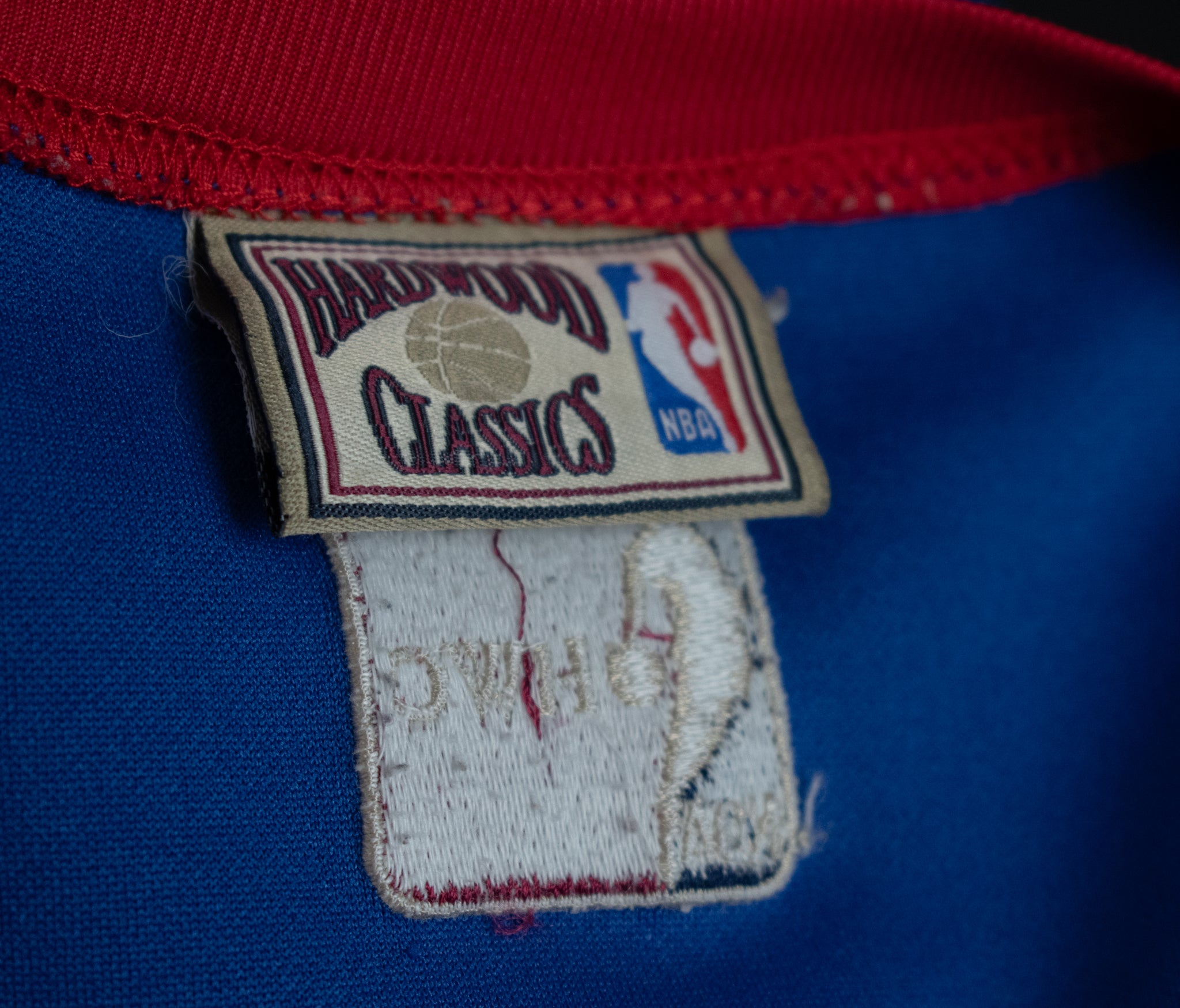 Hardwood Classics 76ers NBA Jersey XL Basketball HWC Near Mint Blue Red