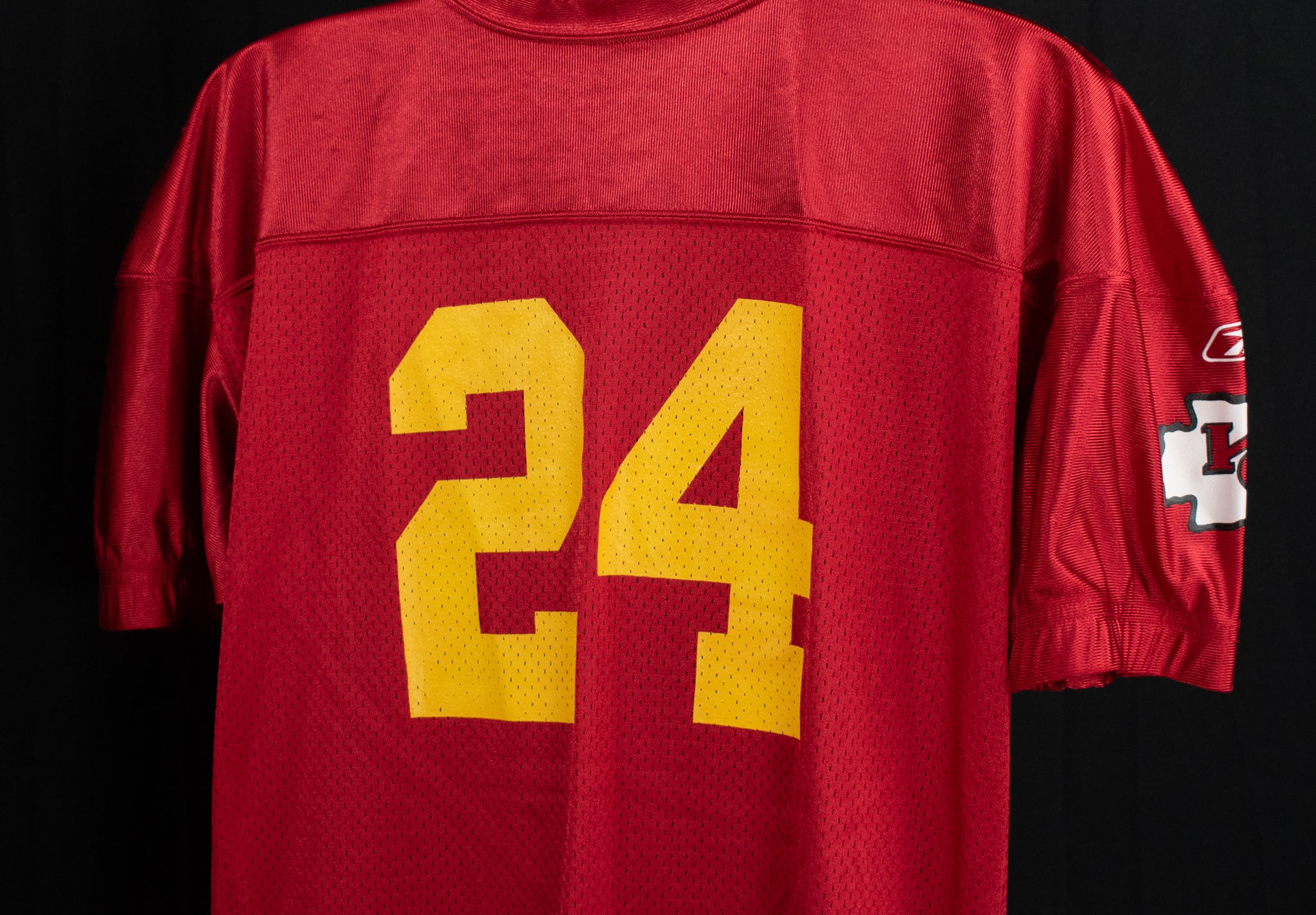 Kansas City Chiefs Jersey 24 Red Reebok  2XL Women Jersey