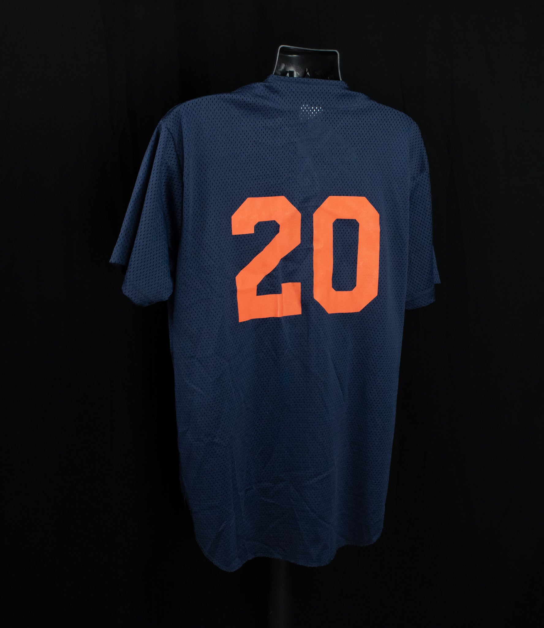 Gators 20 X-Large Blue Button Up Jersey Shirt Used