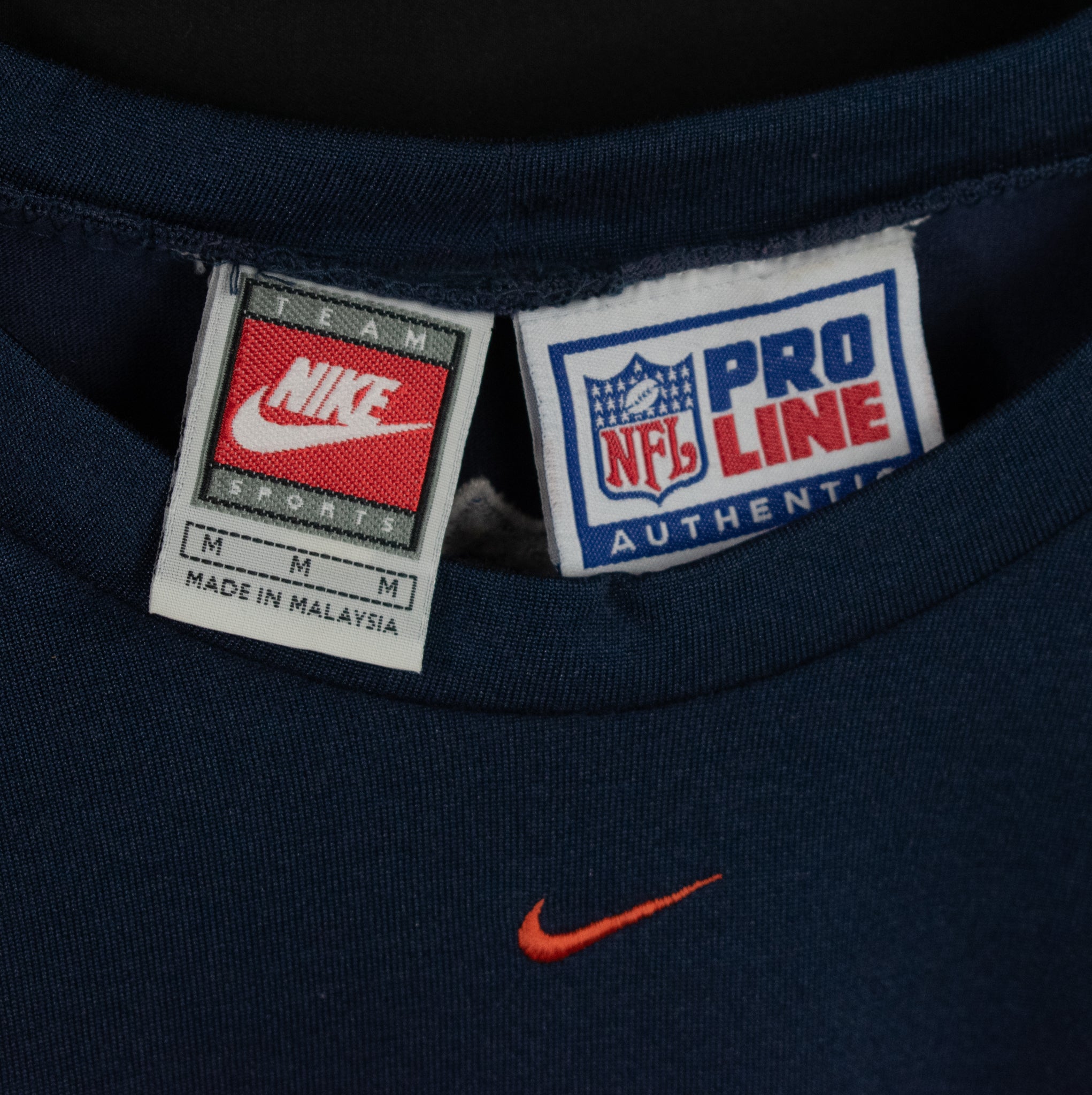 Miami Dolphins Nike Long Sleeve Vintage Pro Line Jersey Shirt Medium Shirt NFL Football