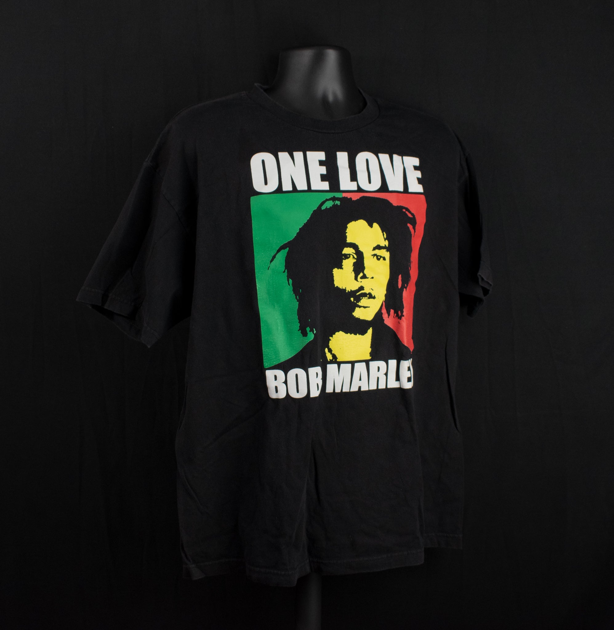 Bob Marley T-Shirt One Love Men X-Large Adult Vintage Black Shirt Authentic