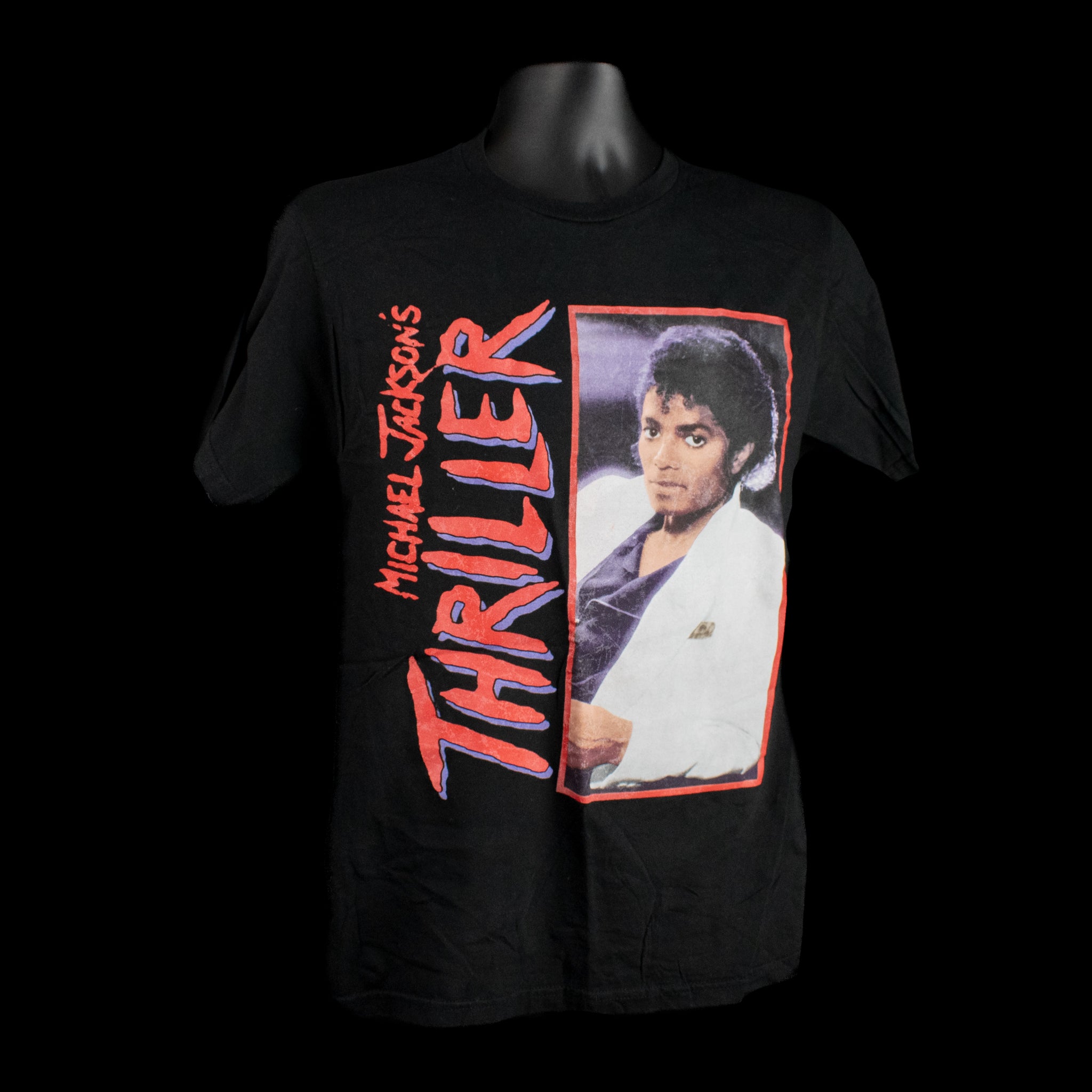 Micheal Jackson’s Thriller T-Shirt Authentic Adult Mens Small Black Shirt Used