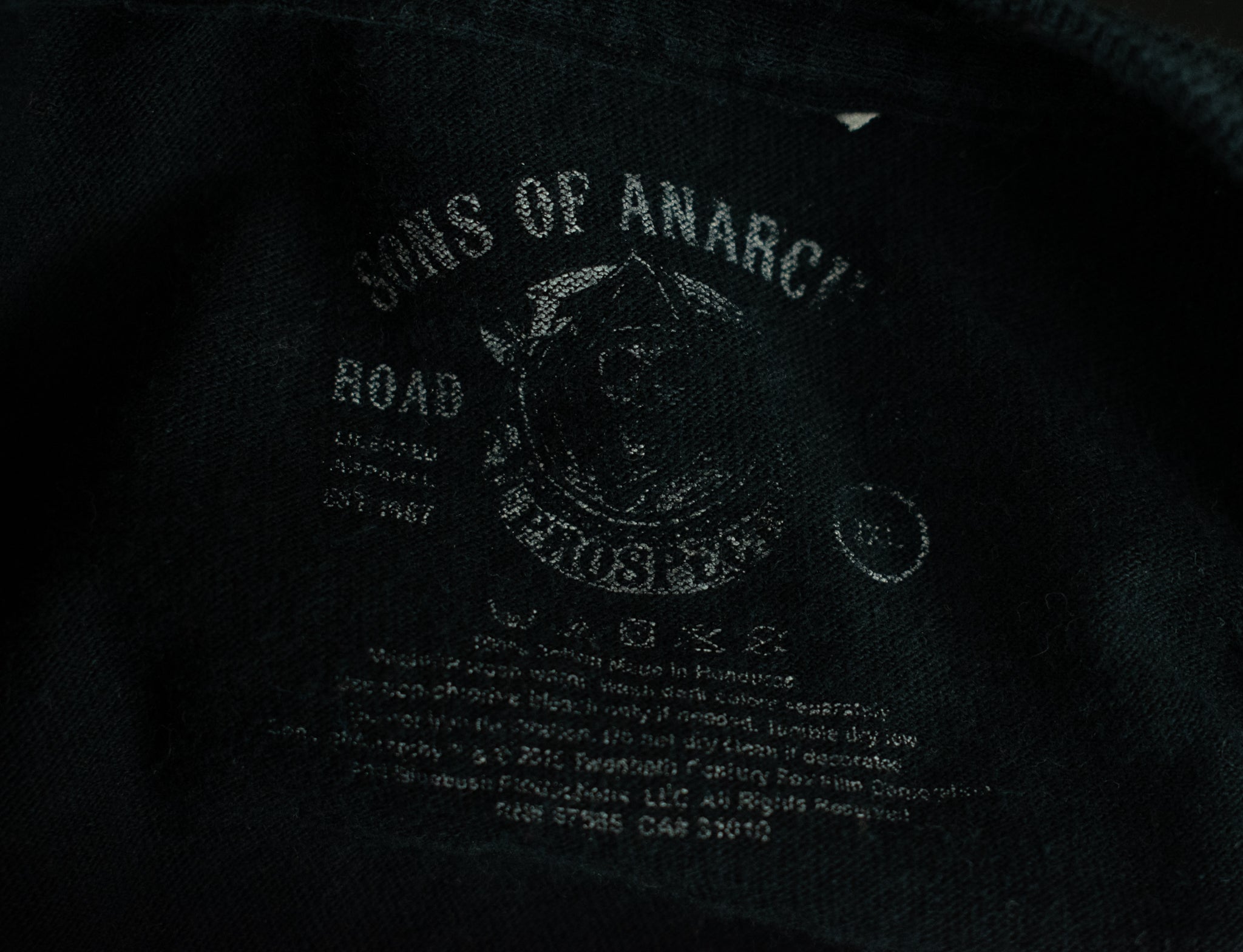 Sons of Anarchy Men T-Shirt XXL Black Motorcycle T-shirt