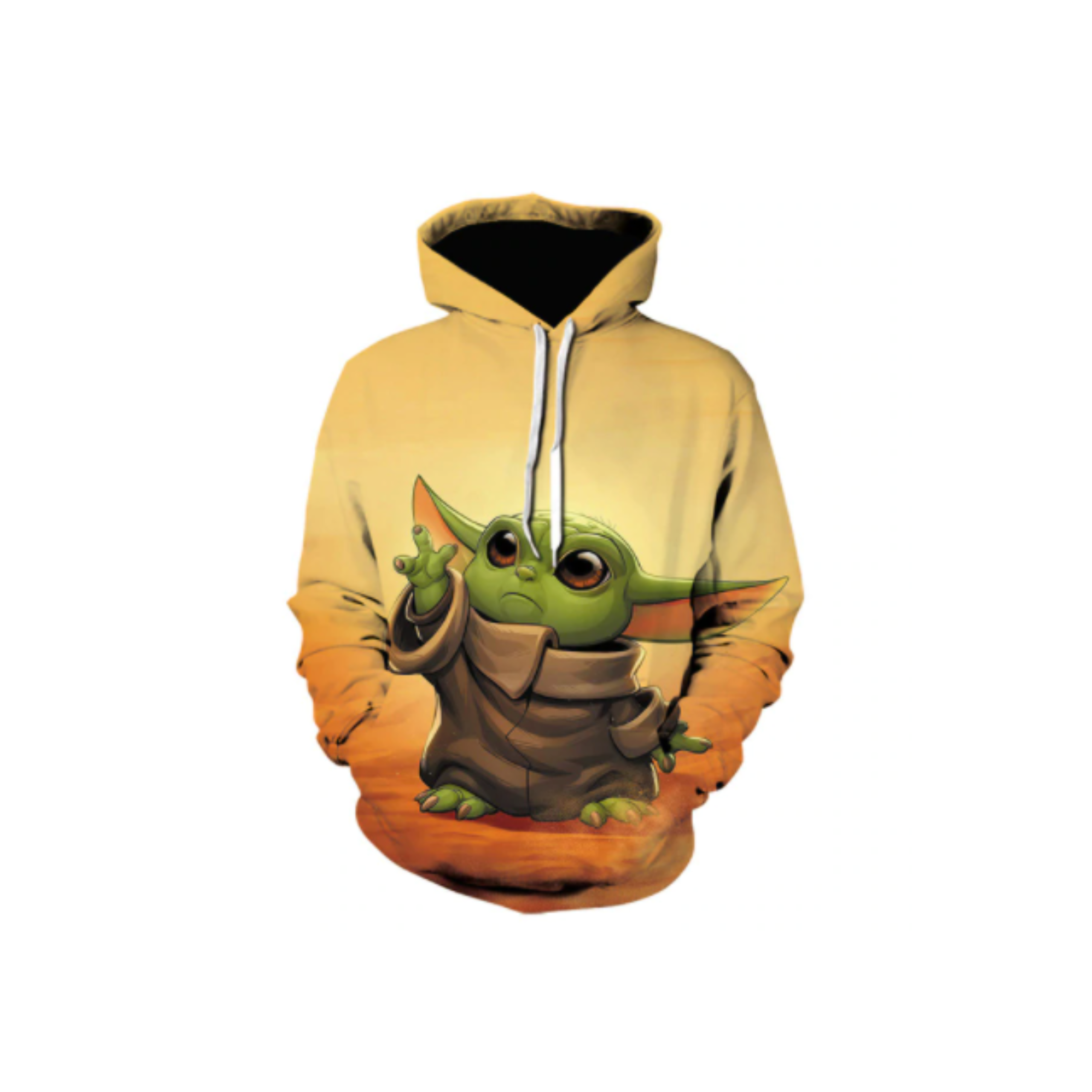 Yoda Hoodie Exclusive Art Design Sweatshirt Custom Hoodie Adult Mens NEW