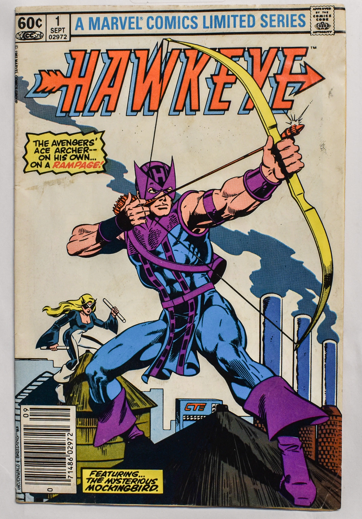 Hawkeye Sept 1 Marvel Comics Limited Series Comic Book