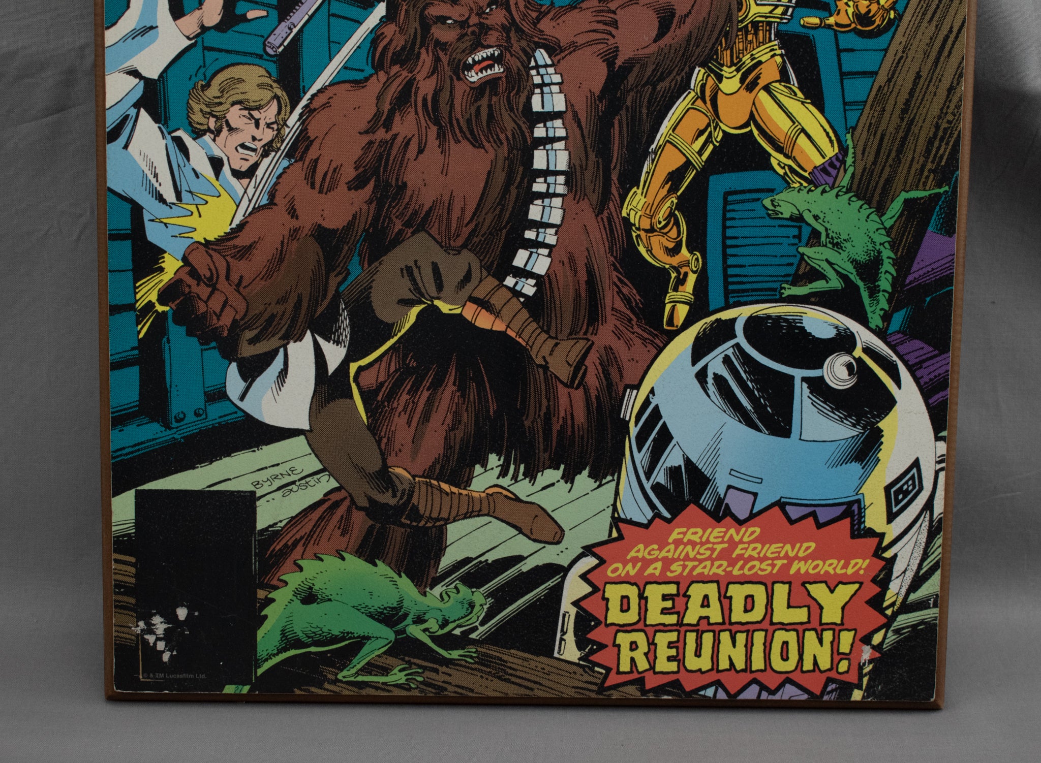 Star Wars Comic Art Issue 13 Wood Plaque Home Decor 13x19