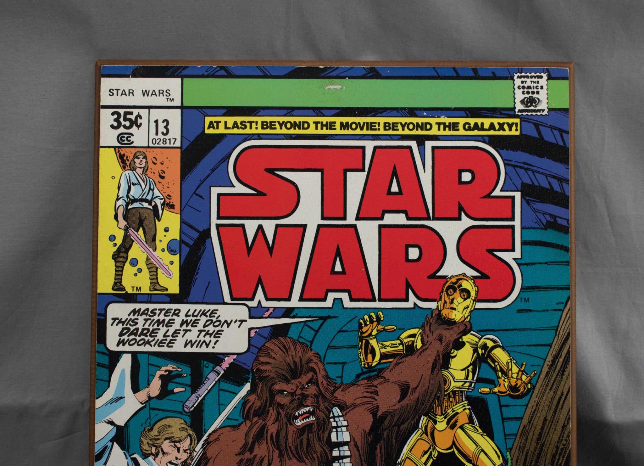 Star Wars Comic Art Issue 13 Wood Plaque Home Decor 13x19