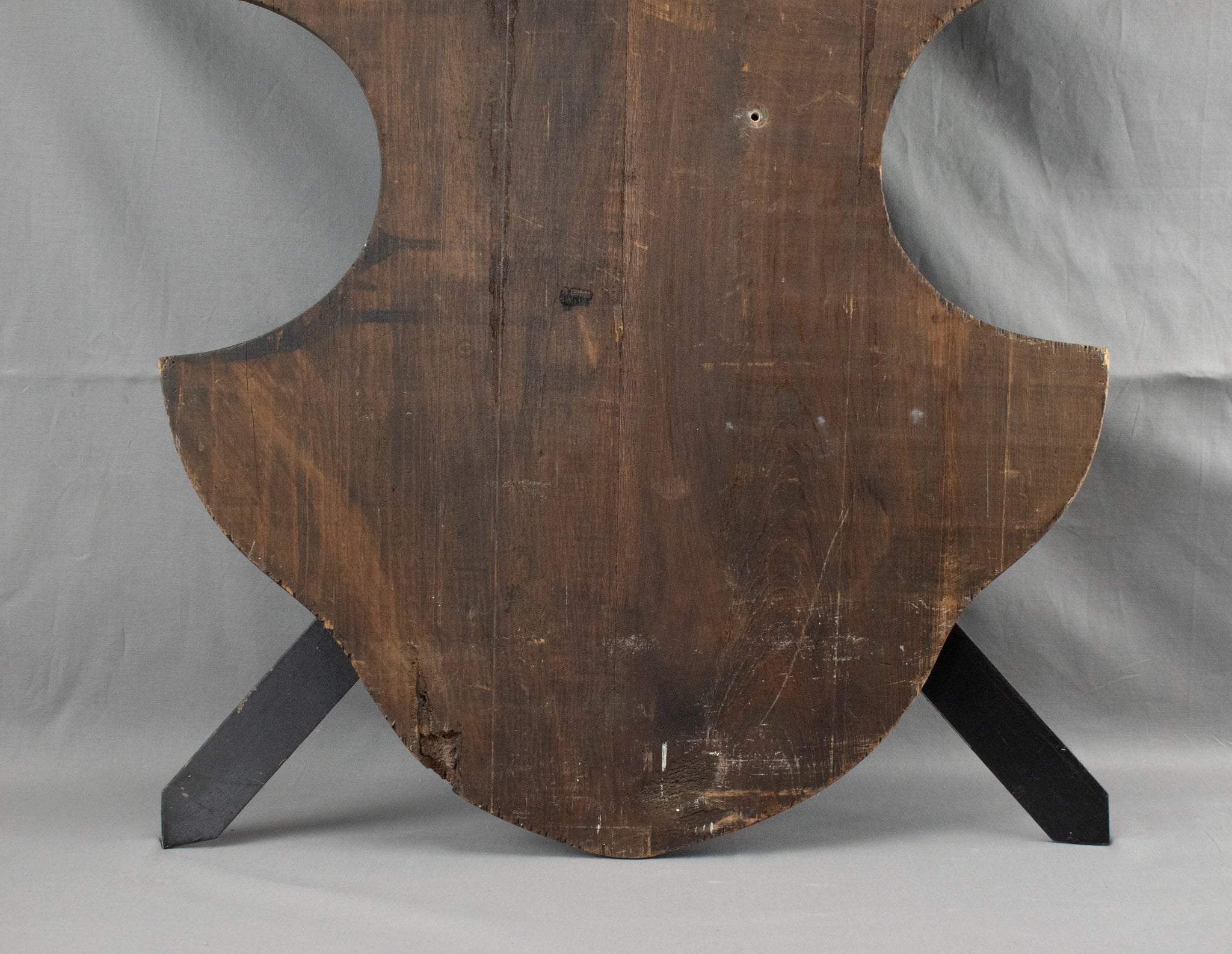 Sword And Shield Wood Display Mexico Vintage 36x19 Used