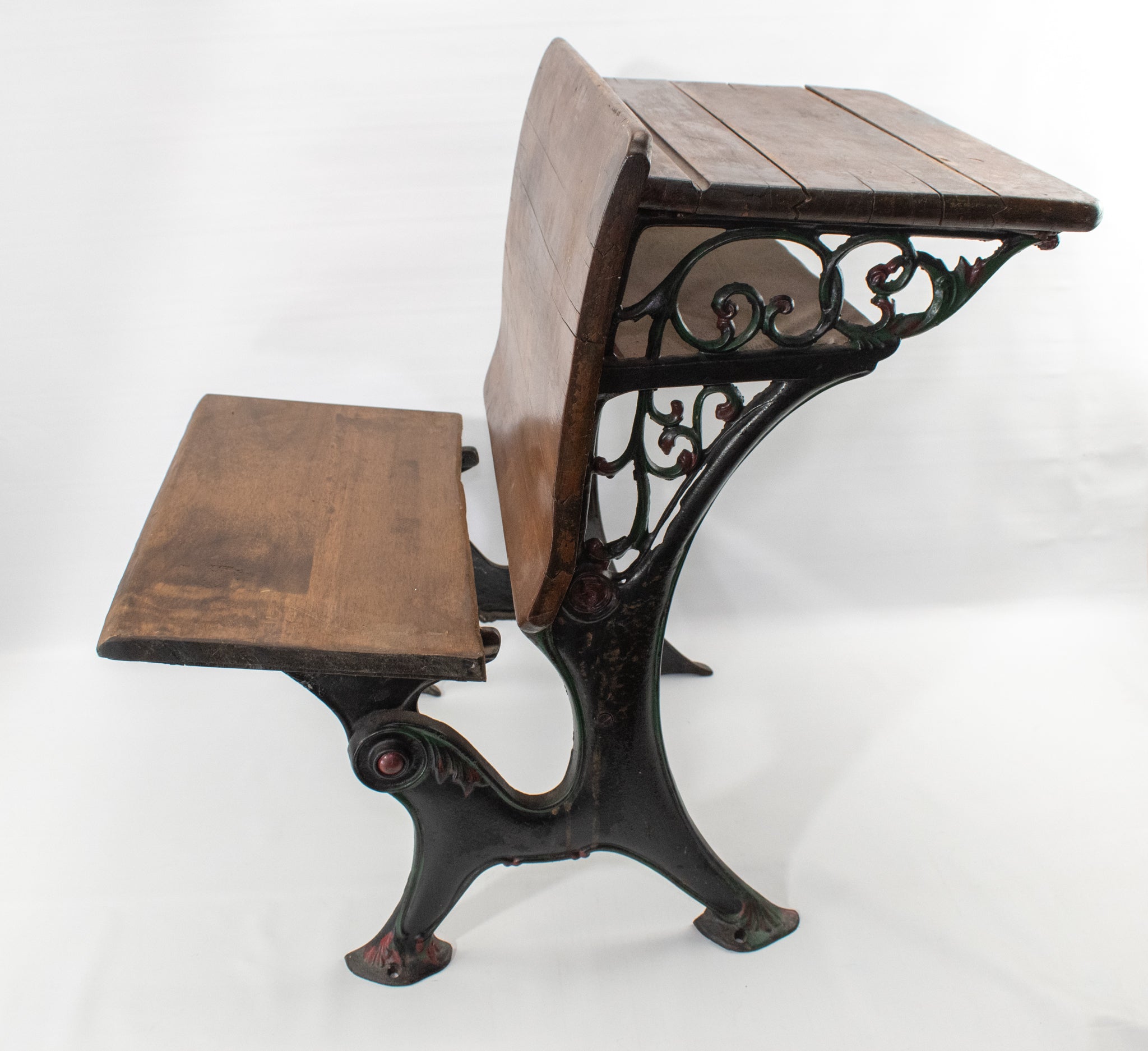 Elijah Haney Folding School Desk Pat. Sept. 18th 1888 Haney School Furniture Co. Vintage